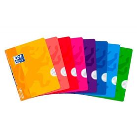 Libreta escolar oxford tapa flexible optik paper openflex 48 hojas 90 gr din a5 cuadro 4 mm colores surtidos