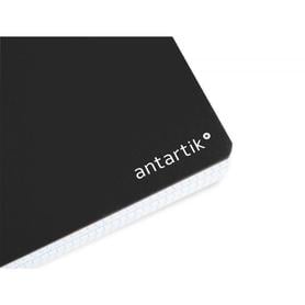 Cuaderno espiral liderpapel a5 antartik tapa dura 80h 100 gr cuadro 5mm con margen color negro