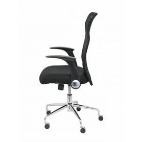 Silla Minaya respaldo malla negro asiento 3D negro