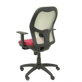 Silla Jorquera malla gris asiento bali granate