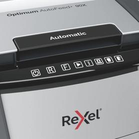 Destructora automática Rexel Optimum AutoFeed 90X de corte en partículas