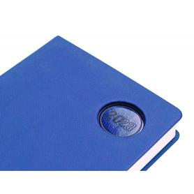 Agenda encuadernada liderpapel kilkis 15x21 cm 2023 dia pagina color azul papel 70 gr