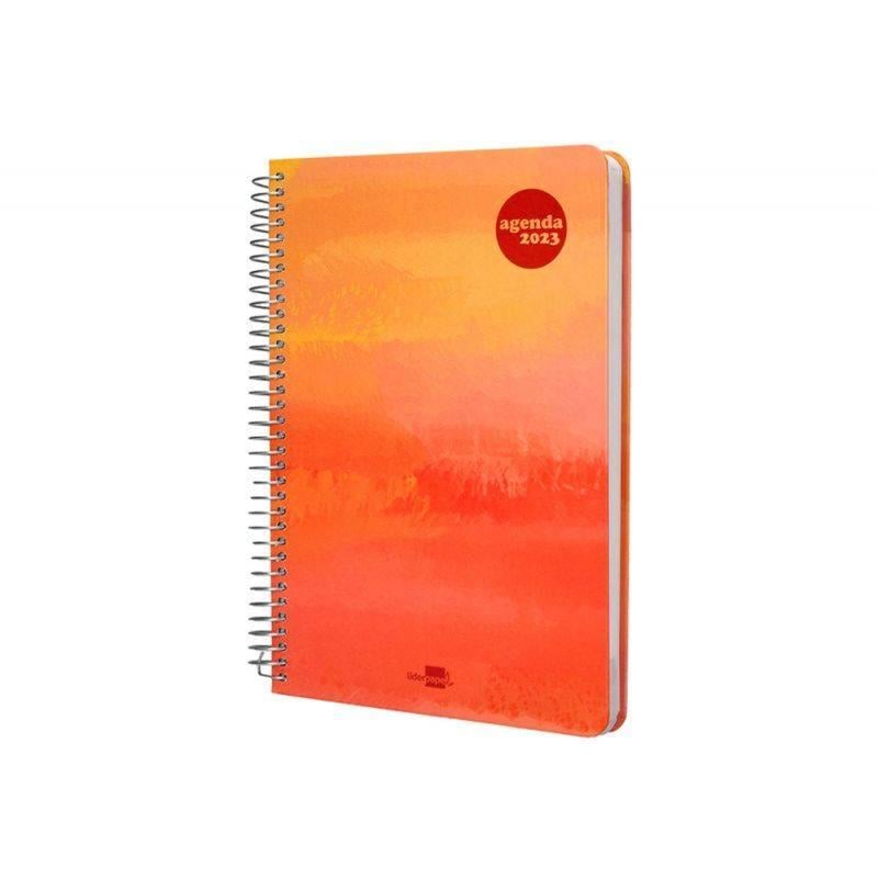 Compra Agenda Espiral Liderpapel Syros X Cm Dia Pagina Simple Espiral Color Fuego Aire