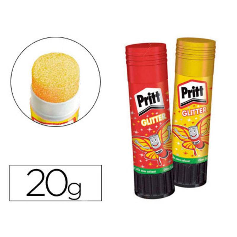 Pritt Paquete de 10 barras de pegamento, soluble en agua solvente a baja  temperatura/barra de pegamento para niños/extraíble/Pritt Glue Stick grande