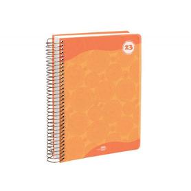 Agenda espiral liderpapel classic a5 2023 semana vista portada polipropileno papel 70 gr color naranja