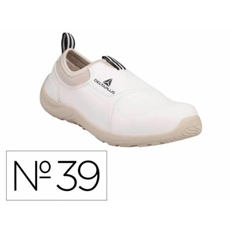 MIAMIS2BC39 - Zapatos de seguridad deltaplus microfibra pu suela pu mono-densidad color blanco talla 39