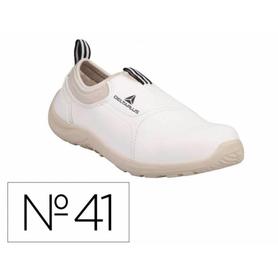 MIAMIS2BC41 - Zapatos de seguridad deltaplus microfibra pu suela pu mono-densidad color blanco talla 41