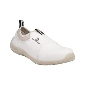 MIAMIS2BC48 - Zapatos de seguridad deltaplus microfibra pu suela pu mono-densidad color blanco talla 48