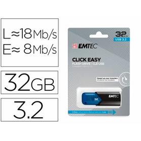 EMTEC E173126 - Memoria emtec usb 3.2 click easy 32 gb azul