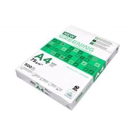 FT05 - Papel fotocopiadora greening din a4 75 gramos paquete de 500 hojas
