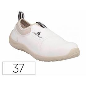 MIAMIS2BC37 - Zapatos de seguridad deltaplus microfibra pu suela pu mono-densidad color blanco talla 37