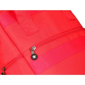 Cartera antartik mochila 2 asas y bolsillos exteriores rojo 300x115x390 mm