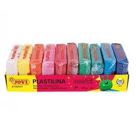 Plastilina jovi -bandeja con 10 paquetes colores surtidos tamaño pequeño