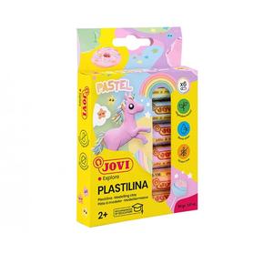 Plastilina jovi 90 estuche 6 unidades colores pastel surtidos 15 g