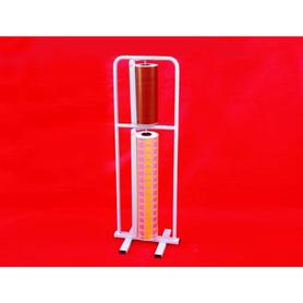 Portarrollo mostrador vertical corta papel para bobinas de papel 64-32 cm