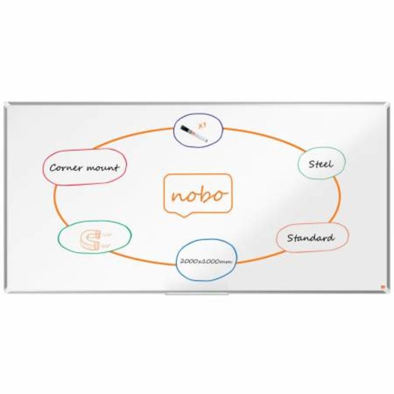 Pizarra magnética de acero lacado Nobo Premium Plus de 2000x1000mm - 1915162