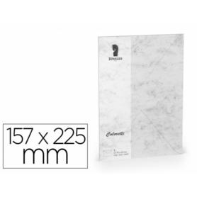220711514 - Sobre rossler coloretti c5 color marmol gris 157x225 mm pack de 5 unidades
