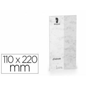 220702514 - Sobre rossler coloretti dl americano color marmol gris 110x220 mm pack de 5 unidades