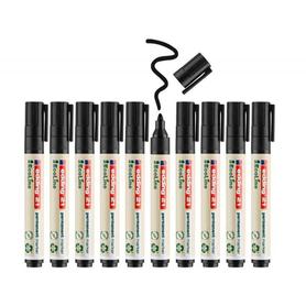 21-01 - Rotulador edding 21 marcador permanente ecoline 90% reciclado color negro punta redonda 1,5-3 mm recargable