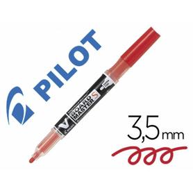 NVBSR - Rotulador pilot v board master s para pizarra blanca color rojo tinta liquida trazo 3,5 mm recargable