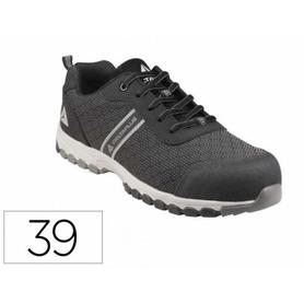 BOSTOSPNO39 - Zapato de seguridad deltaplus boston deportivo poliester con refuerzo tpu suela sellada negro talla 39