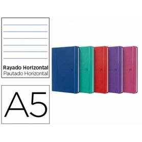 Cuaderno oxford cosida tapa extradura din a5 80 hojas rayado horizontal colores vivos surtidos - 400163613