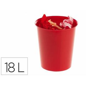 Papelera plastico archivo 2000 ecogreen 100% reciclada 18 litros color rojo 290x310 - 2001 RJ