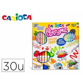 Rotulador carioca perfume caja 30 unidades colores surtidos - 43082