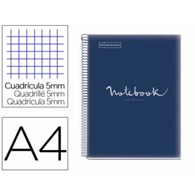 Cuaderno espiral miquelrius notebook 5 emotions tapa polipropileno din a4 microperforado 120 hojas - MR46069
