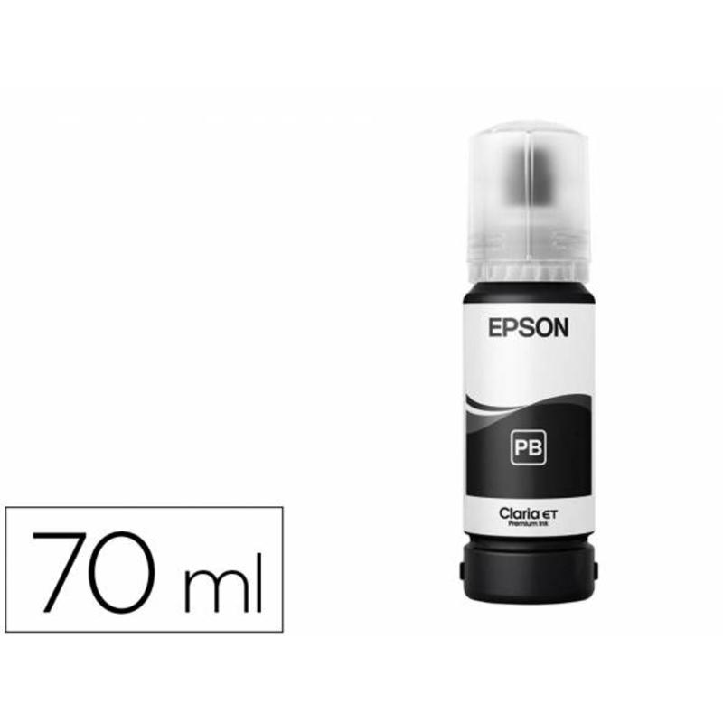 Tinta epson t114 eco tank et-8500   8550 negro botella 70 ml - C13T07A140