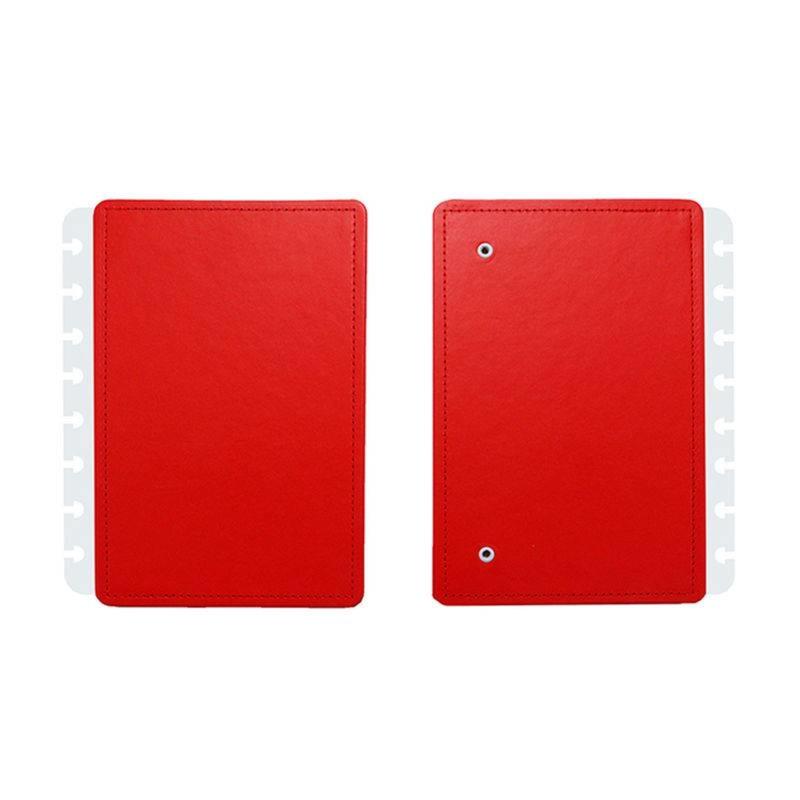 Portada y contraportada cuaderno inteligente din a5 rojo cereza - CICA2049