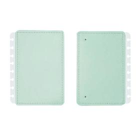 Portada y contraportada cuaderno inteligente din a5 verde pastel - CICA2082