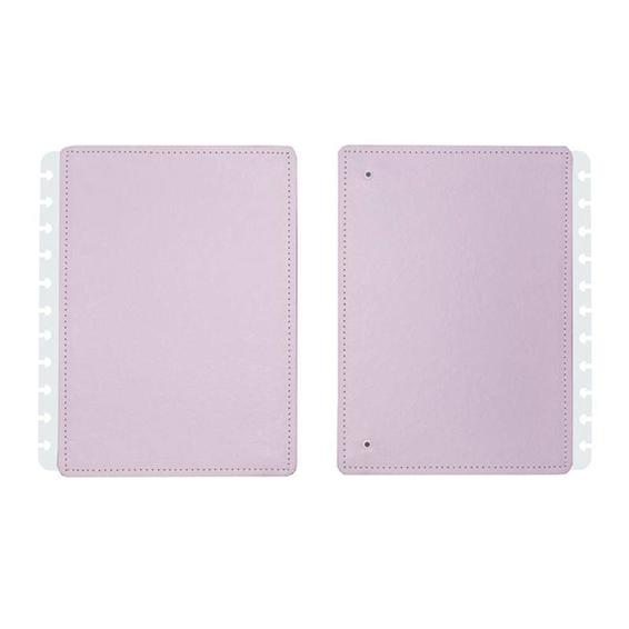 Portada y contraportada cuaderno inteligente grande lila pastel - CICG4080