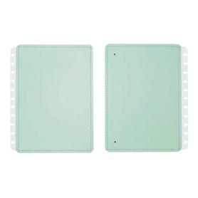 Portada y contraportada cuaderno inteligente grande verde pastel - CICG4082