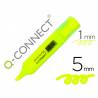 Rotulador q-connect fluorescente amarillo punta biselada - KF01111