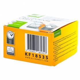 Etiqueta adhesiva removible q-connect kf18535 compatible dymo 11356 tamaño 41x89 mm caja con 300 etiquetas