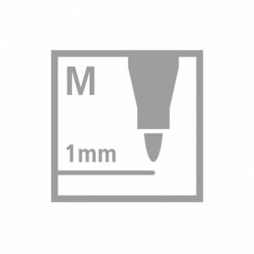 Rotulador stabilo acuarelable pen 68 rojo carmin 1 mm