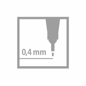 Rotulador stabilo punta de fibra point 88 amarillo 0,4 mm