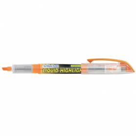 Rotulador artline fluorescente ek-640 naranja punta biselada