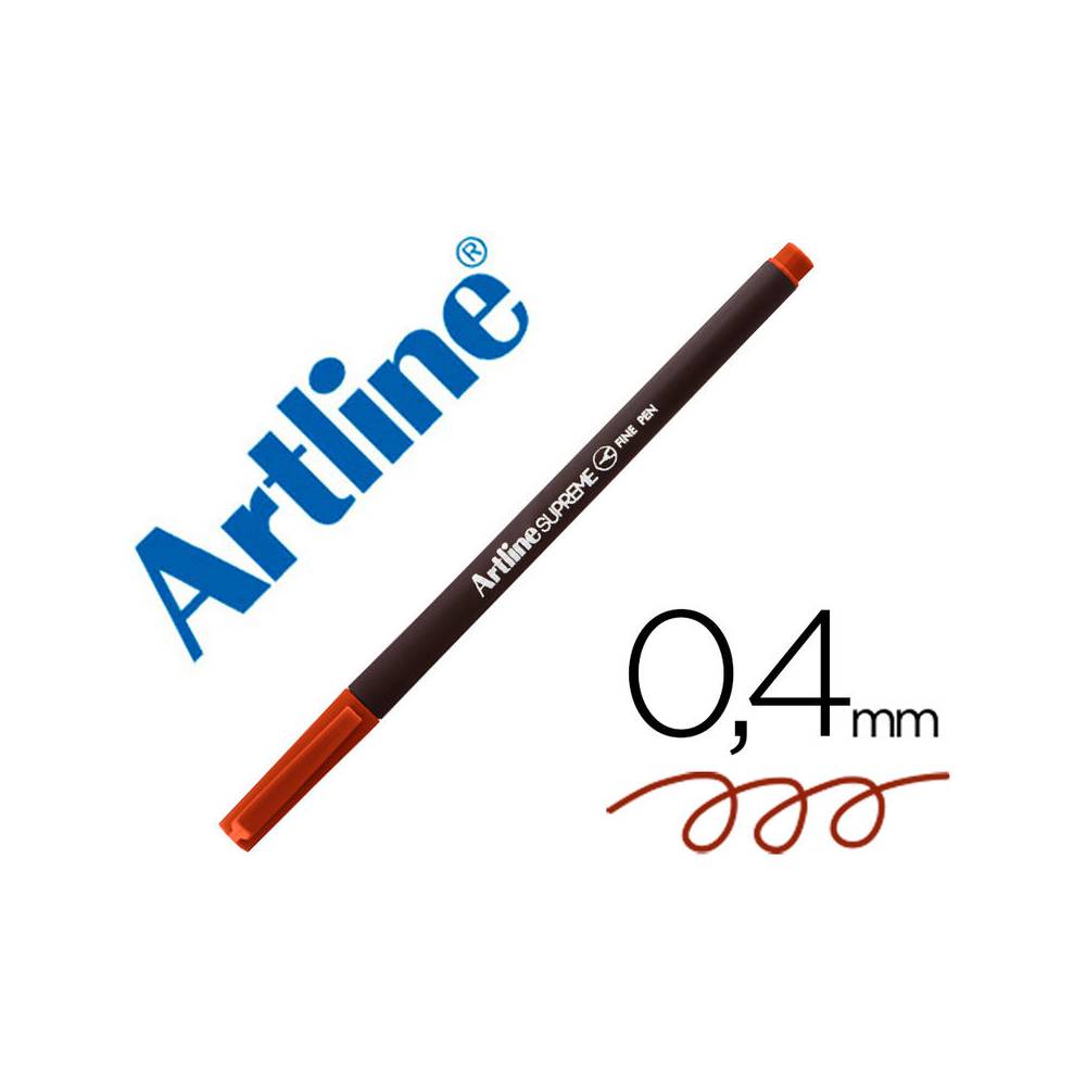 Rotulador artline supreme epfs200 fine liner punta de fibra marron 0,4 mm