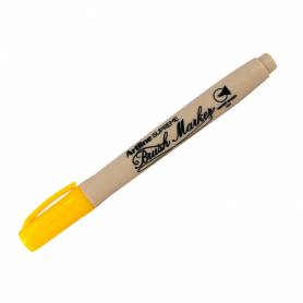 Rotulador artline supreme brush epfs pintura base de agua punta tipo pincel trazo fino amarillo