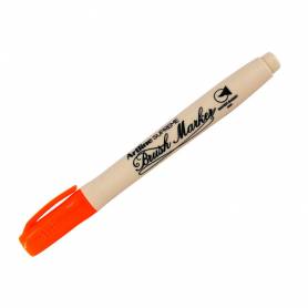 Rotulador artline supreme brush epfs pintura base de agua punta tipo pincel trazo fino naranja oscuro