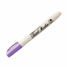 Rotulador artline supreme brush epfs pintura base de agua punta tipo pincel trazo fino purpura claro