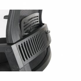 Silla de direccion q-connect ergonomica base metal respaldo alto con reposacabeza ajustable