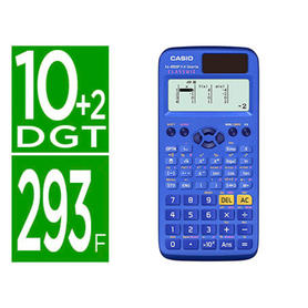 Calculadora casio fx-85spx ii iberia classwiz cientifica 293 funciones 8+1 memorias 10+2 digitos con tapa