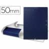 Carpeta proyectos liderpapel folio lomo 50mm carton gofrado azul - PJ52