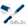 Rollo adhesivo liderpapel unicolor azul brillo rollo de 0,45 x 2 mt - RO20