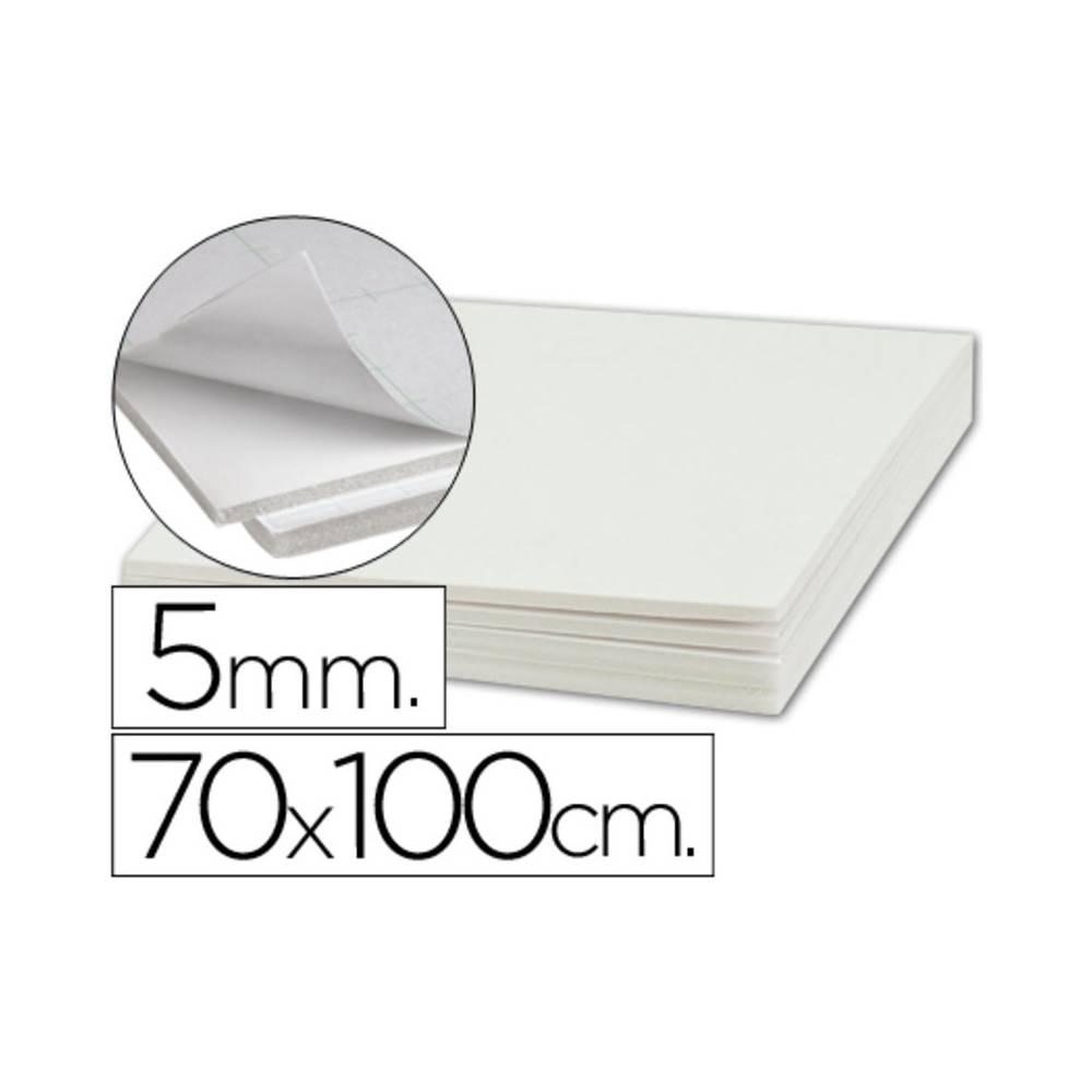 Compra Carton pluma liderpapel adhesivo 1 cara 70x100 cm espesor 5 mm -  LU09