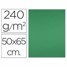 Cartulina liderpapel 50x65 cm 240g/m2 verde navidad