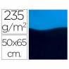 Cartulina liderpapel 50x65 cm 235g/m2 metalizada azul - CM04